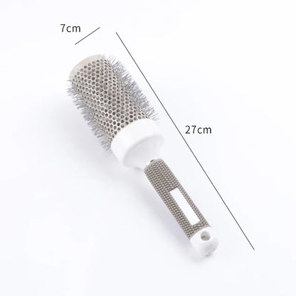 Ceramic Ion Round Hair Brush – Thermal Blow Dry Styling Brush for Salon Curls