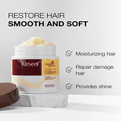 Collagen Hair Repair Mask with Argan Oil – Deep Conditioning Treatment for Dry Damaged Hair