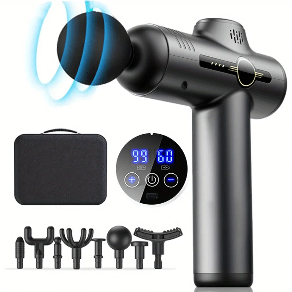 99-Speed Professional Muscle Massage Gun – Deep Tissue Neck & Back Massager