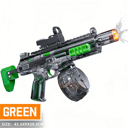 Electric Water Gun Toy with Sensor Lights – Automatic Summer Outdoor Water Pistol