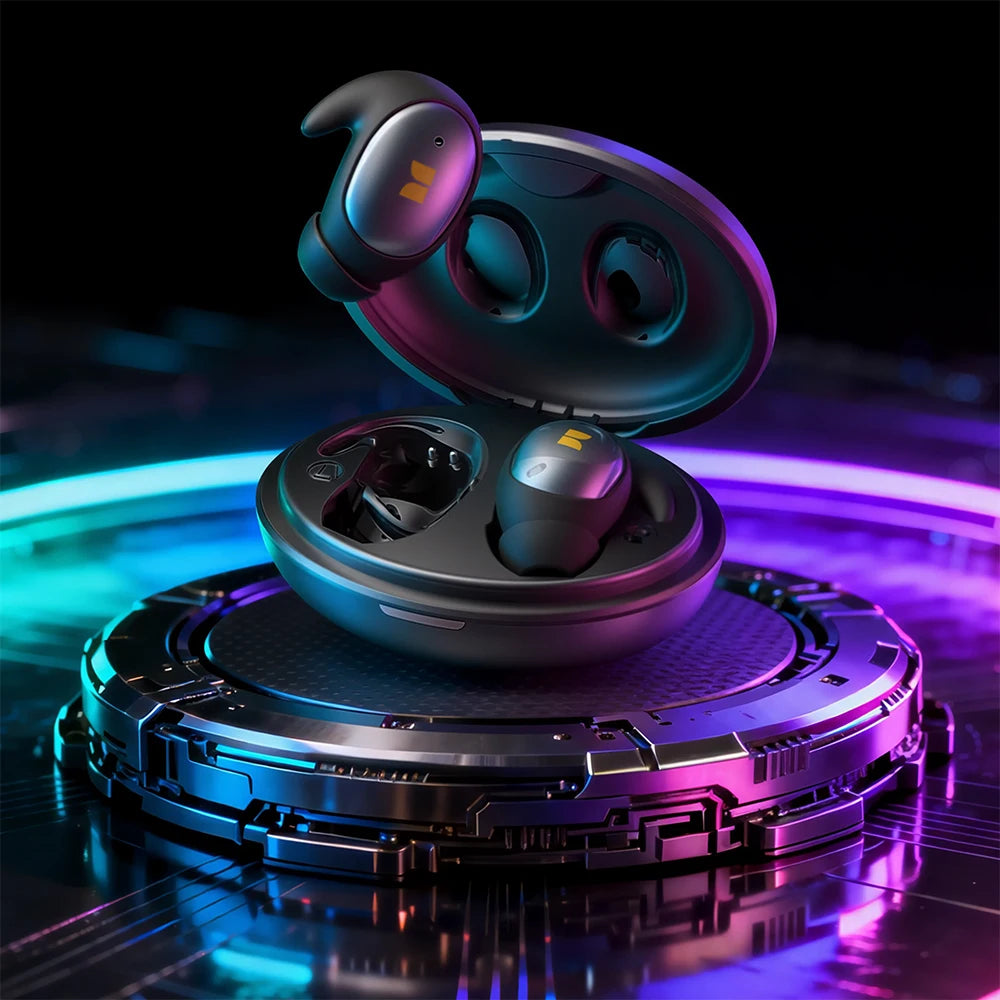 Sleep Earbuds for Side Sleepers – Bluetooth 5.0 Noise Cancelling Wireless Earphones