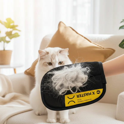 2-in-1 Pet Hair Removal Mitt & Lint Roller – Electrostatic Grooming Glove for Cats & Dogs