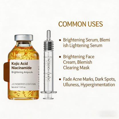 Kojic Acid & Niacinamide Dark Spot Serum – Brightening Whitening Cream for Face