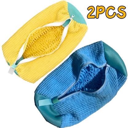 Shoe Washing Machine Bag & Brush Set – Laundry Shoe Protector Bags