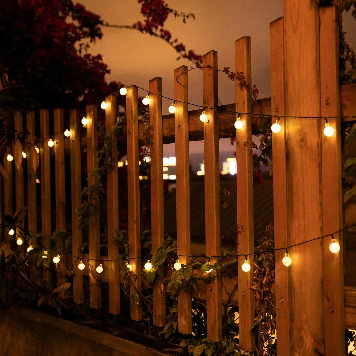 Solar Crystal Globe String Lights – 200 LED Outdoor Waterproof Garden Fairy Lights