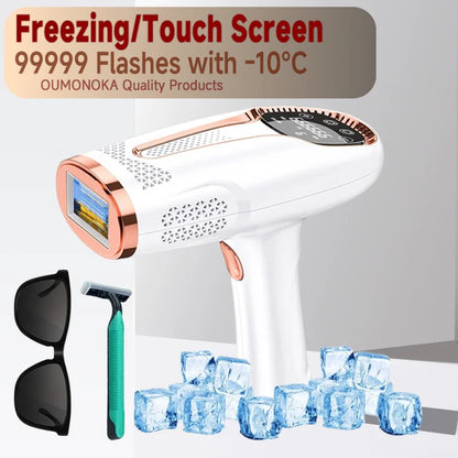 IPL Permanent Laser Hair Removal Device – At-Home Epilator for Women & Men
