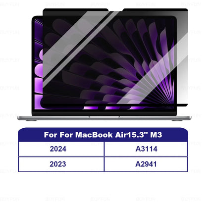 Magnetic Privacy Screen Protector for MacBook – Anti-Spy Removable Filter M1 M2 M3