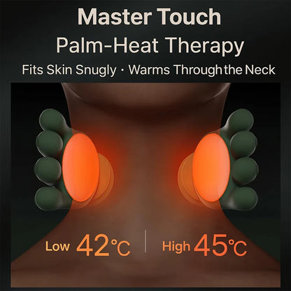 Bionic Neck & Shoulder Kneading Massager – 3-Level Heat Shawl for Pain Relief