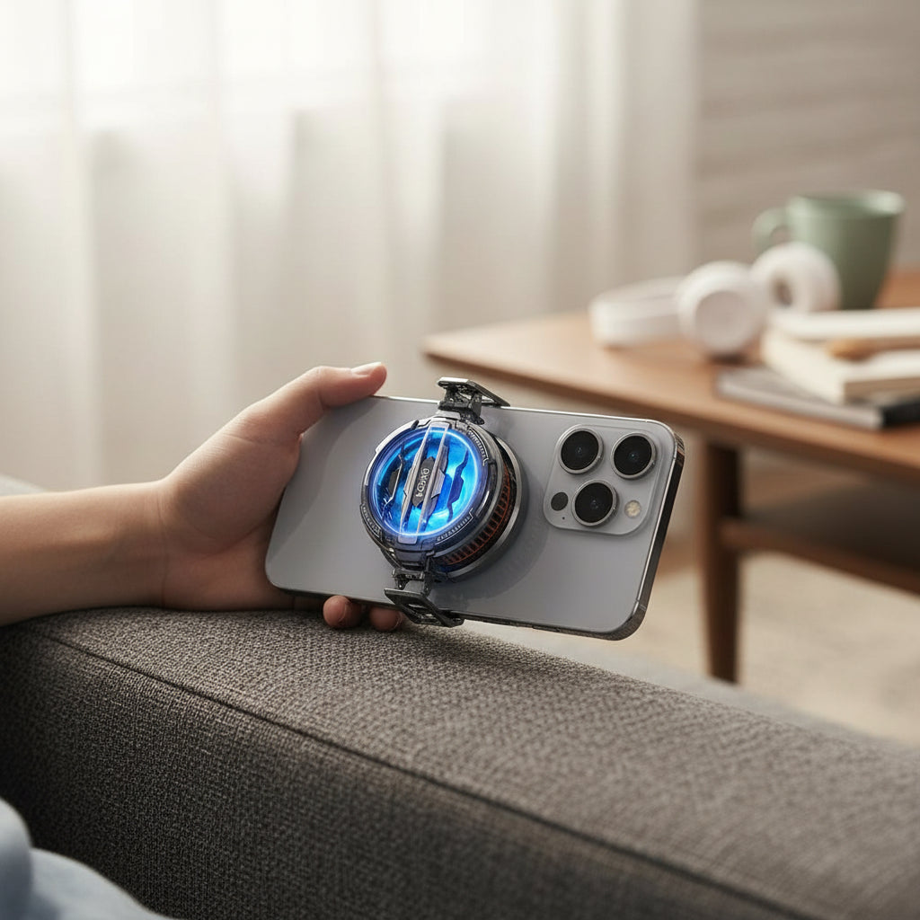 Magnetic Phone Cooling Fan Radiator – Semiconductor Game Cooler for iPhone & Android