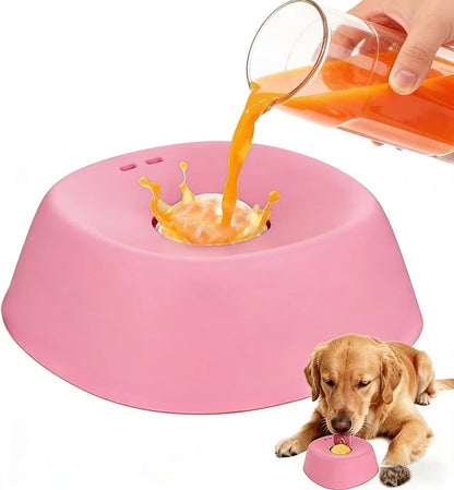 Slow Feeder Dog Bowl – Anti-Choking Lick Mat for Wet Food, Treats & Bone Broth