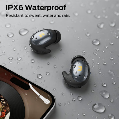 Sleep Earbuds for Side Sleepers – Bluetooth 5.0 Noise Cancelling Wireless Earphones