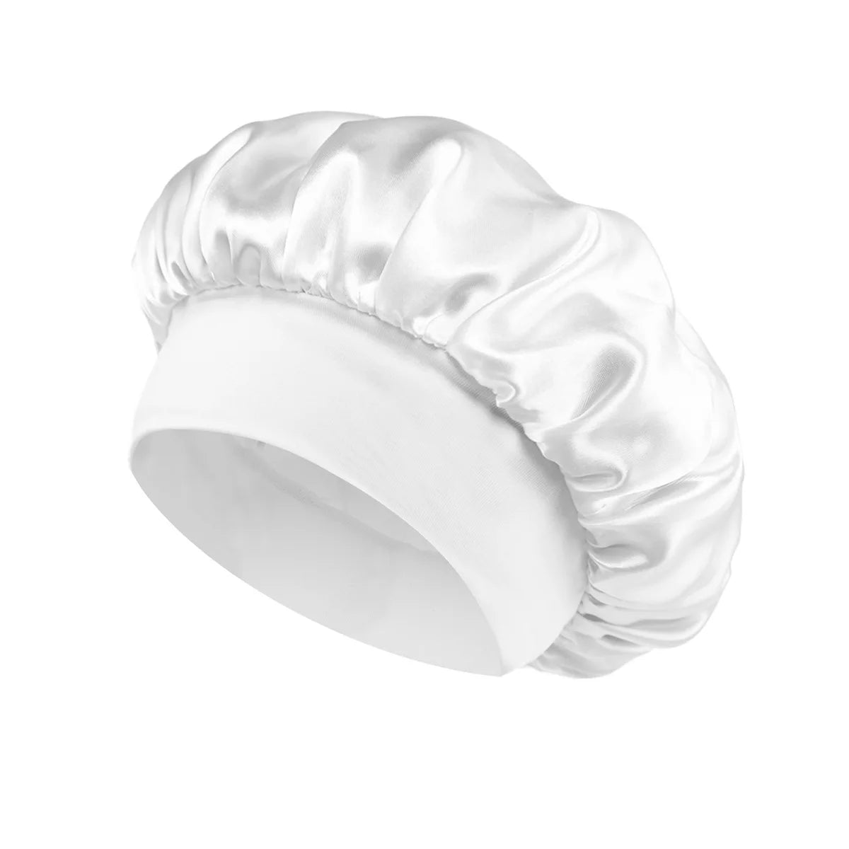 Satin Sleep Bonnet for Women – Large Silk-Lined Hair Wrap for Curly & Long Hair