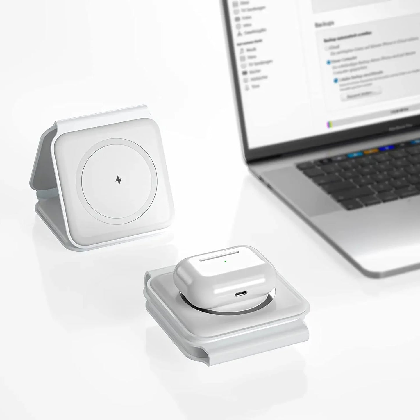 3-in-1 Magnetic Wireless Charging Station – Pad for iPhone Apple Watch & AirPods