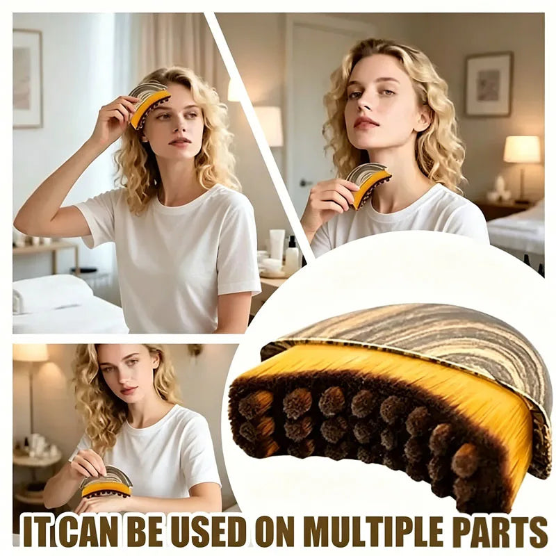 Lymphatic Drainage Face Contour Brush – Facial Sculpting & Massage Tool