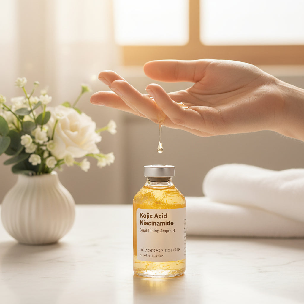 Kojic Acid & Niacinamide Dark Spot Serum – Brightening Whitening Cream for Face
