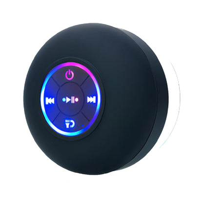 Waterproof Bluetooth Speaker with LED Light – IPX4 Outdoor Shower Speaker
