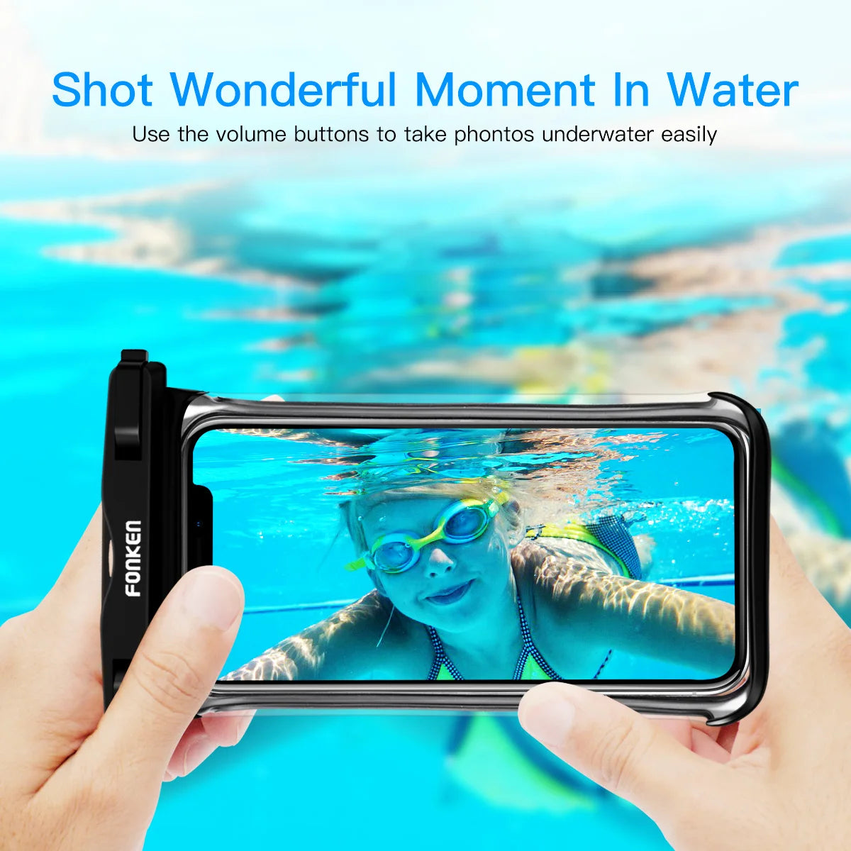 Universal Waterproof Phone Pouch – Underwater Dry Bag for iPhone Samsung & All Phones