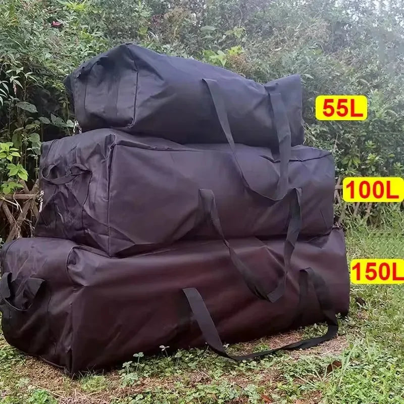 Waterproof Foldable Hiking Duffle Bag – 55L-150L Oxford Travel Backpack
