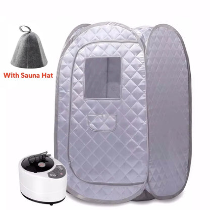 Portable Full Body Steam Sauna Tent – 1000W Home Spa with 3L Steam Generator