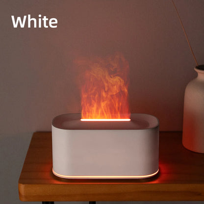 Flame Essential Oil Diffuser & Humidifier – Colorful Fire Effect Aromatherapy