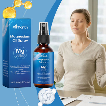 Magnesium Oil Spray for Sleep & Muscle Recovery – Essential Oil Body Relaxation Spray