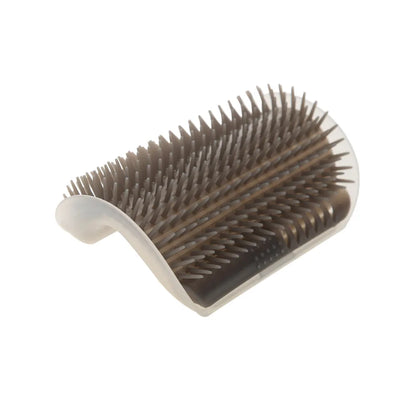 Cat Self-Grooming Wall Corner Brush – Catnip Massage Comb for Cats