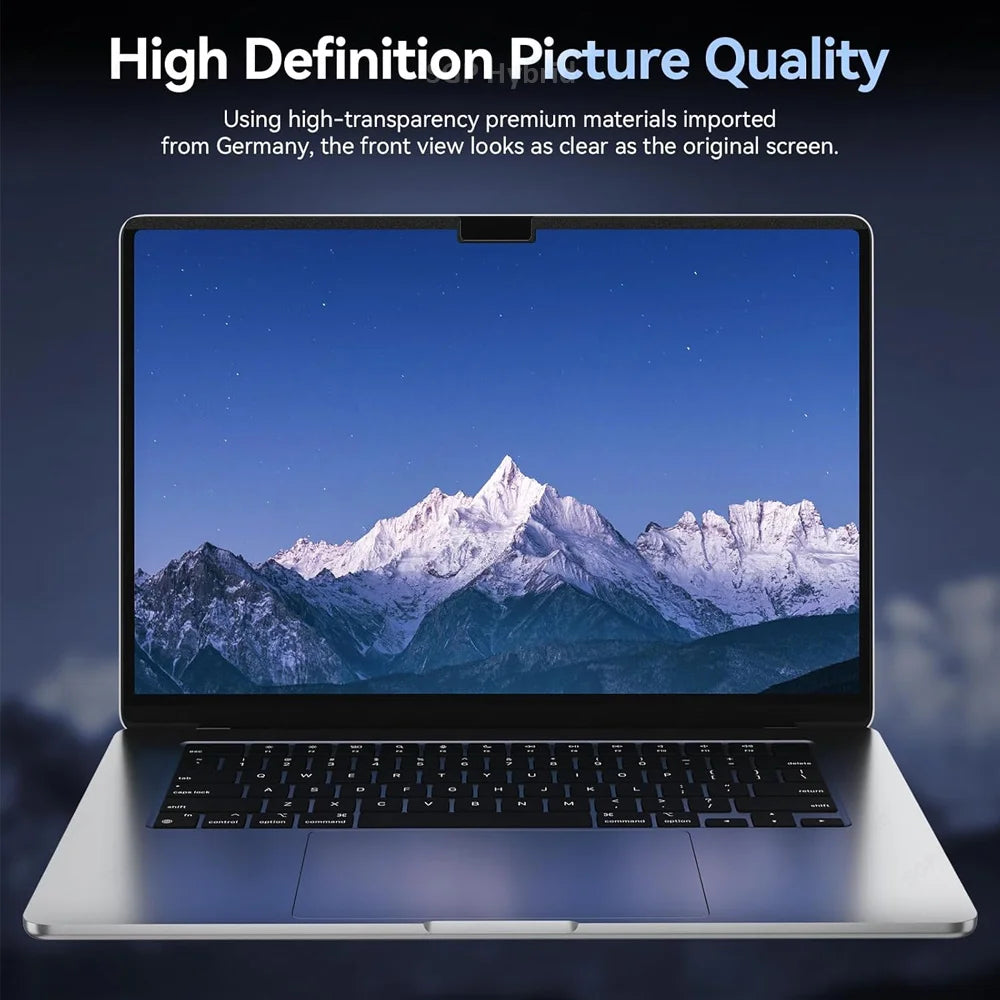 Magnetic Privacy Screen Protector for MacBook – Anti-Spy Removable Filter M1 M2 M3