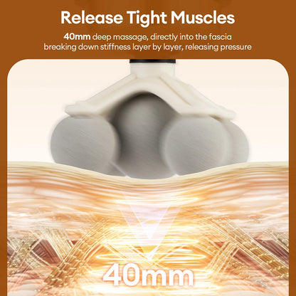 11-in-1 Fascia Massage Gun – 99-Speed Professional Muscle Recovery Device