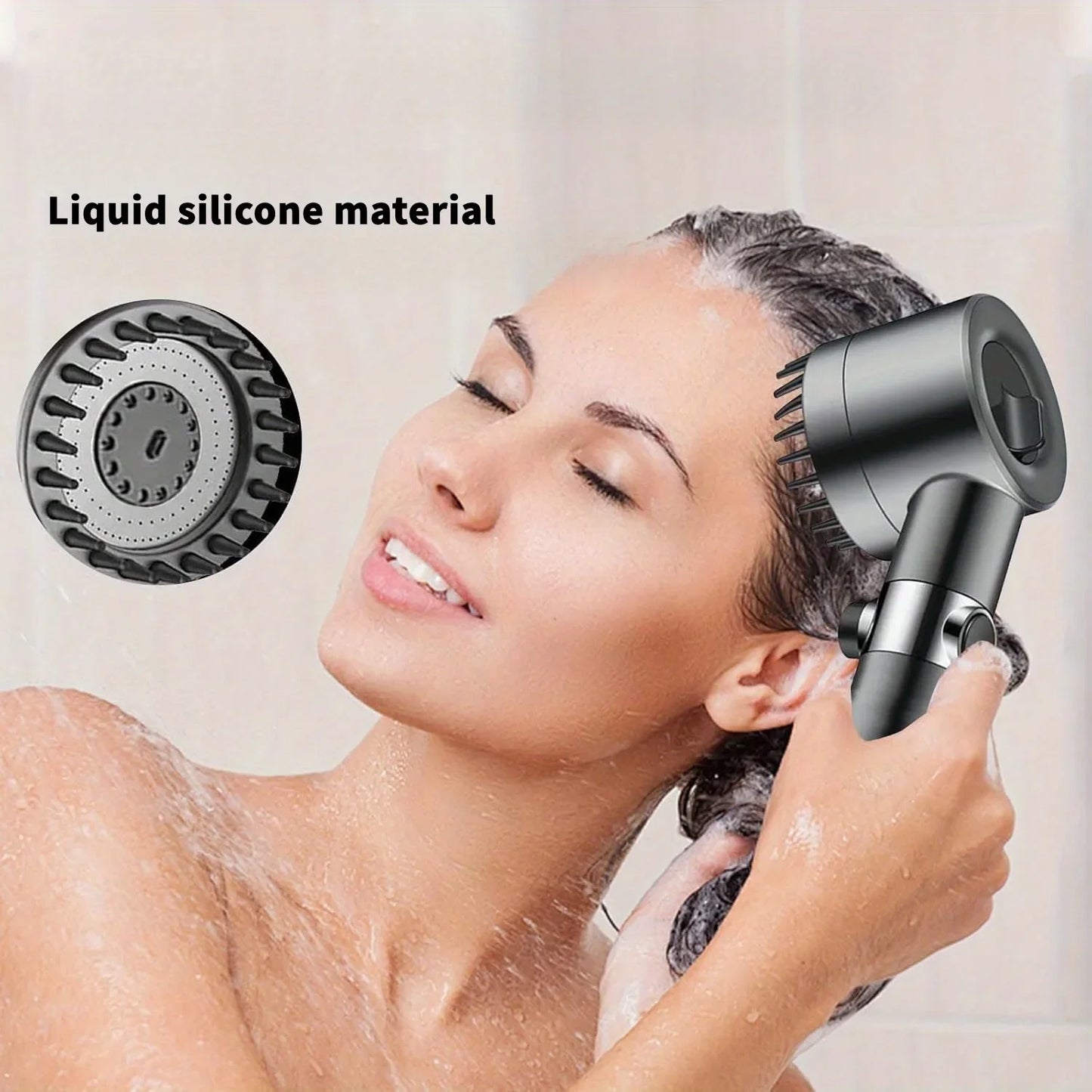 Filtered Shower Head with Handheld Spray – Ion Water Filter for Hard Water & Hair Loss