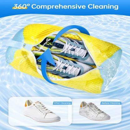 Shoe Washing Machine Bag & Brush Set – Laundry Shoe Protector Bags