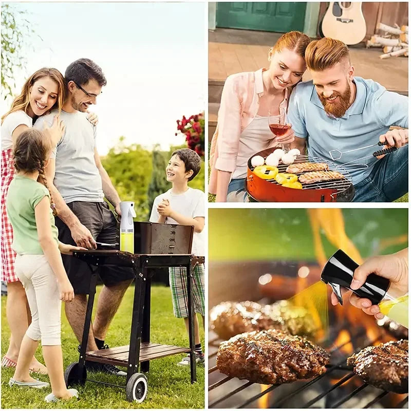 Continuous Mist Oil Spray Bottle – Kitchen Cooking Oil Sprayer for BBQ & Air Fryer
