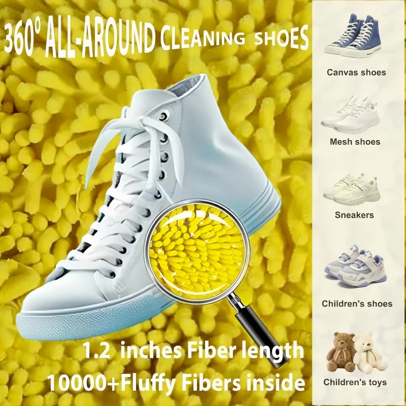Shoe Washing Machine Bag & Brush Set – Laundry Shoe Protector Bags