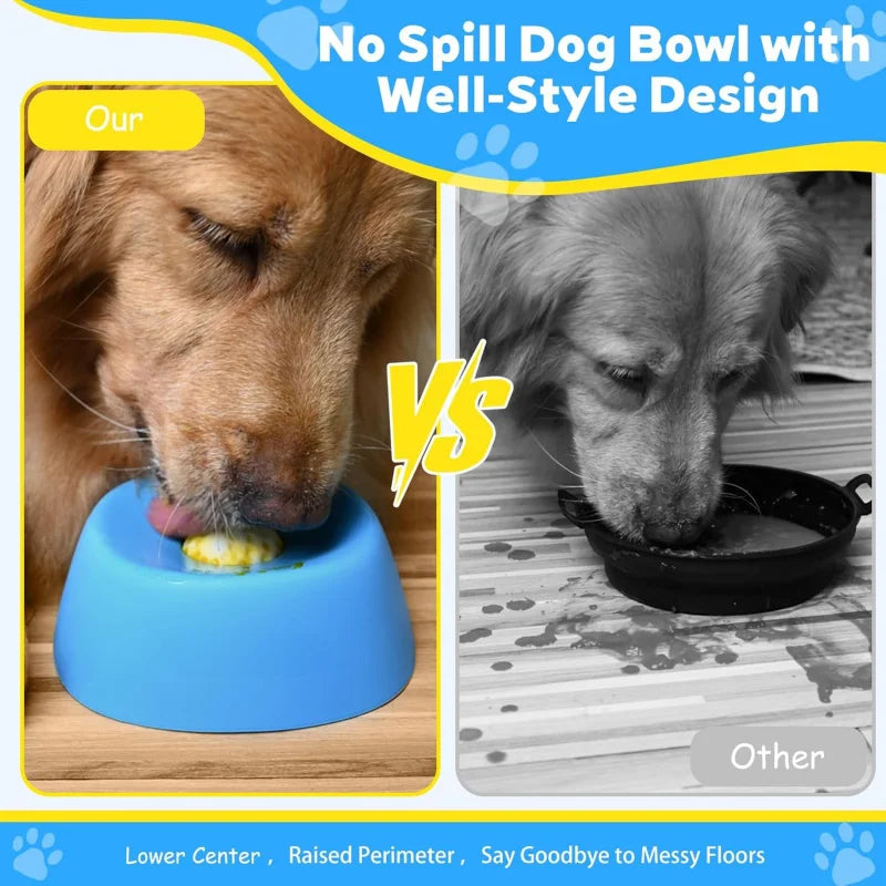 Slow Feeder Dog Bowl – Anti-Choking Lick Mat for Wet Food, Treats & Bone Broth