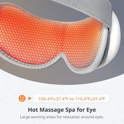 Eye Massager with Heat & Vibration – Smart Airbag Compress Eye Mask for Fatigue Relief