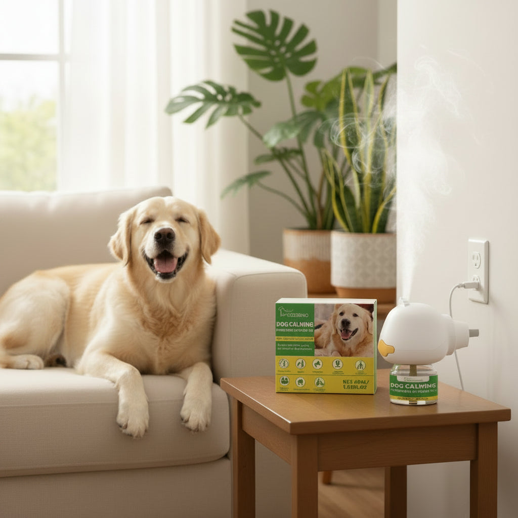 Dog Calming Diffuser Kit – Anti-Anxiety Stress Relief Pheromone Diffuser for Dogs