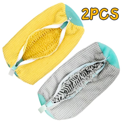 Shoe Washing Machine Bag & Brush Set – Laundry Shoe Protector Bags