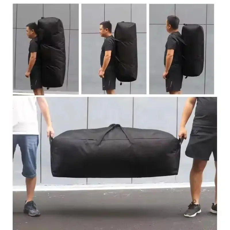 Waterproof Foldable Hiking Duffle Bag – 55L-150L Oxford Travel Backpack