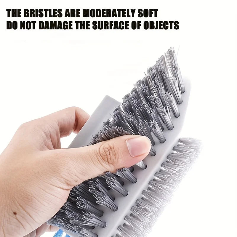 4-in-1 Gap Cleaning Brush & Squeegee Set – Kitchen, Bathroom & Floor Cleaner