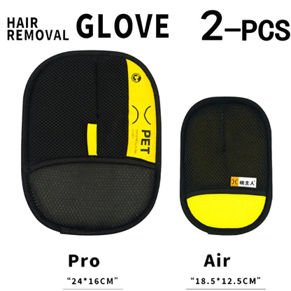 2-in-1 Pet Hair Removal Mitt & Lint Roller – Electrostatic Grooming Glove for Cats & Dogs