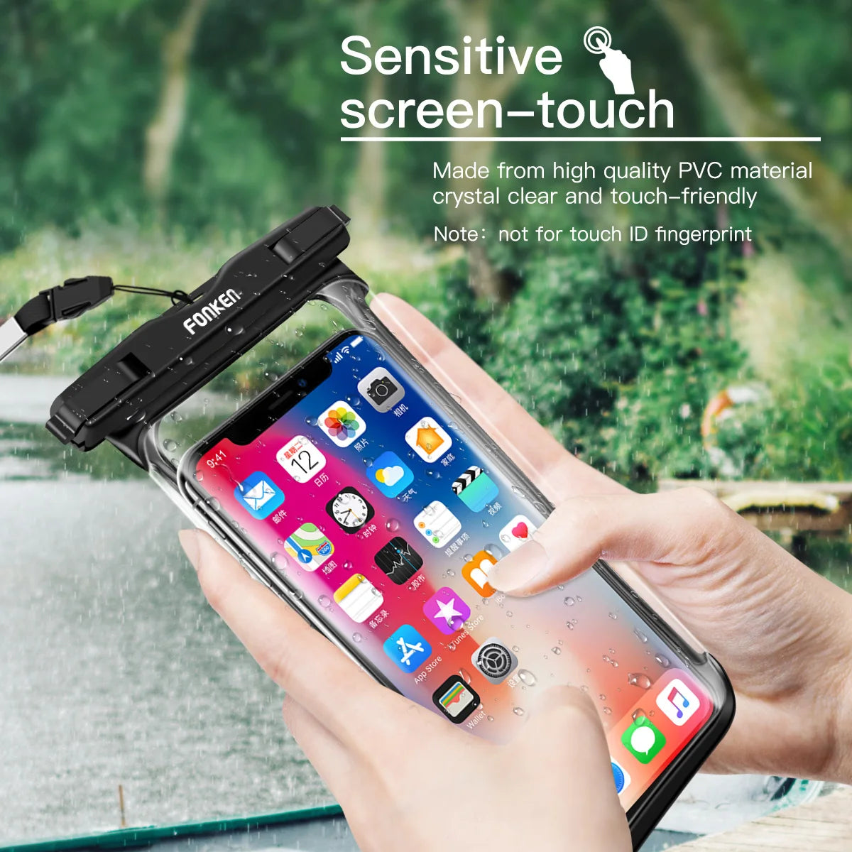 Universal Waterproof Phone Pouch – Underwater Dry Bag for iPhone Samsung & All Phones