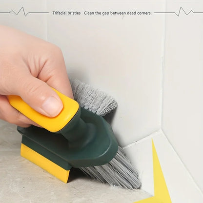 4-in-1 Gap Cleaning Brush & Squeegee Set – Kitchen, Bathroom & Floor Cleaner
