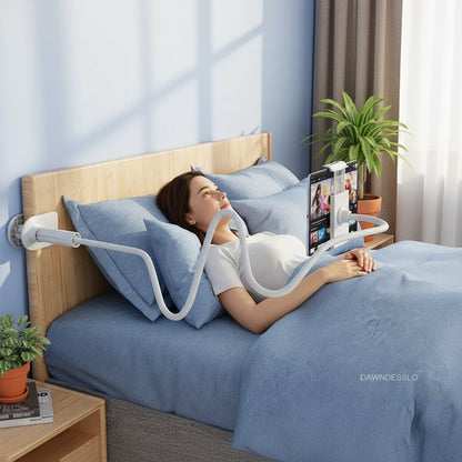 Flexible Long Arm Phone Holder Stand – 360° Lazy Bracket for Bed & Car Headrest