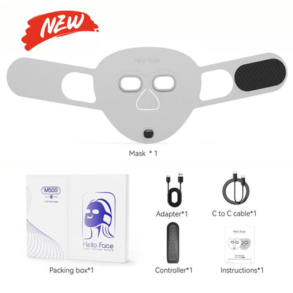 510K LED Red & Near-Infrared Light Therapy Face Mask – Professional Anti-Aging Mask