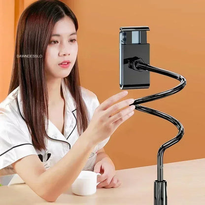 Flexible Long Arm Phone Holder Stand – 360° Lazy Bracket for Bed & Car Headrest