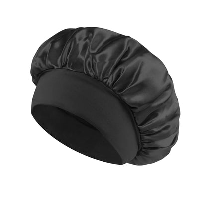 Satin Sleep Bonnet for Women – Large Silk-Lined Hair Wrap for Curly & Long Hair