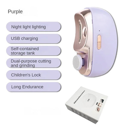 Electric Automatic Nail Clipper & Trimmer – Safe Manicure Tool for Adults