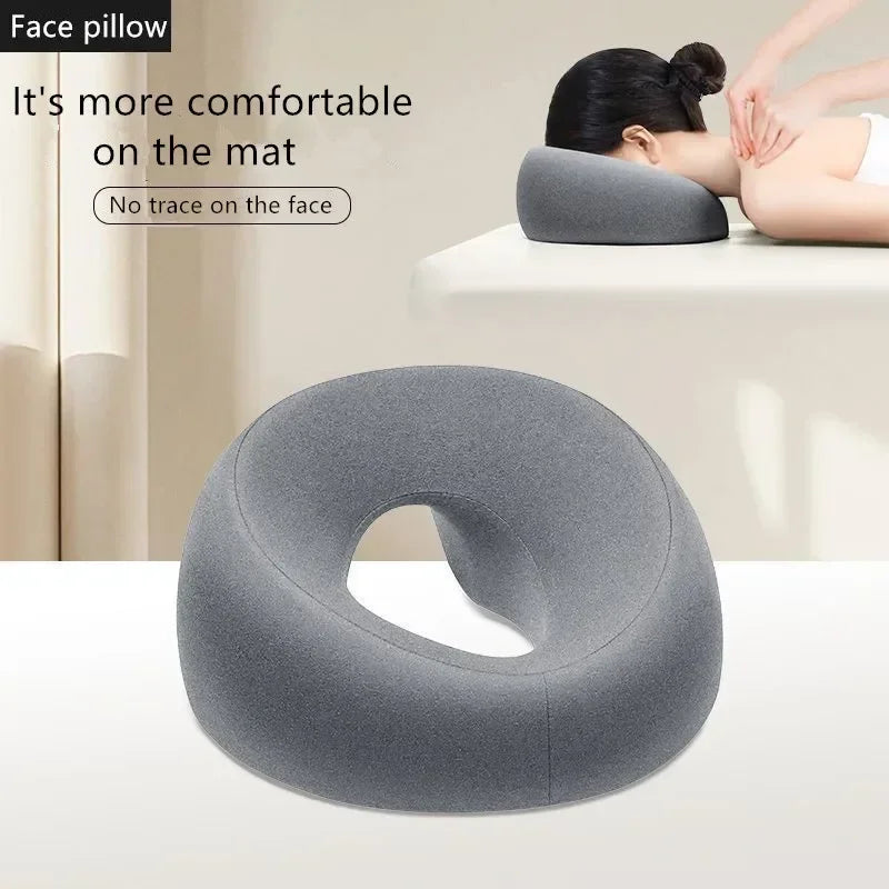 Memory Foam Face Down Desk Nap Pillow – Ergonomic Rest Cushion for Office & Salon