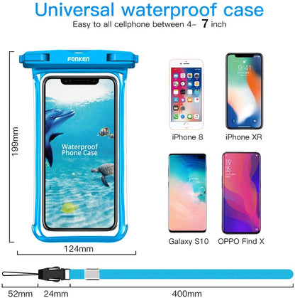 Universal Waterproof Phone Pouch – Underwater Dry Bag for iPhone Samsung & All Phones
