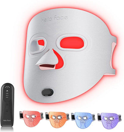 510K LED Red & Near-Infrared Light Therapy Face Mask – Professional Anti-Aging Mask
