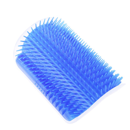 Cat Self-Grooming Wall Corner Brush – Catnip Massage Comb for Cats